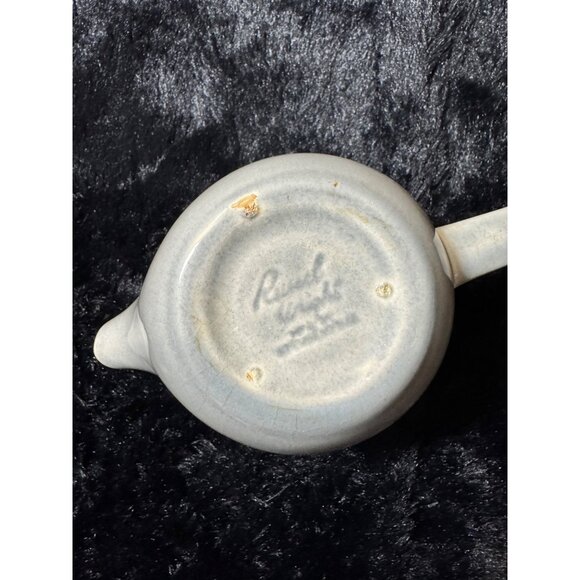 Mid Century Russel Wright Pottery Granite Coffee Tea Pot Gray Steubenville - Picture 6 of 6